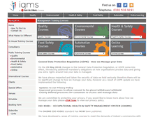 Tablet Screenshot of iqms.co.uk
